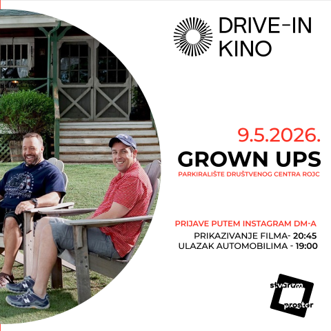  Prvi Drive-in kino u Puli - projekcija pod zvijezdama na parkiralištu DC Rojc